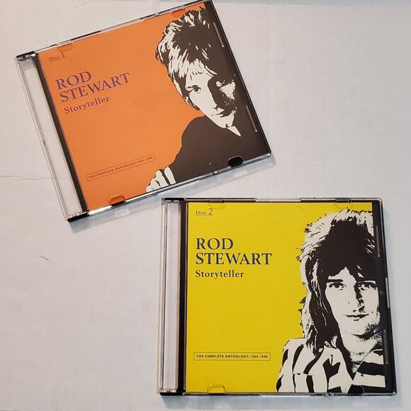 Rod Stewart Storyteller 1 & 2 CD The Complete Anthology 1964 - 1990 (2 CDs) - Picture 1 of 7